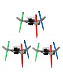 3Pcs 3-In-1 Doodling Robot Kit For Children DIY Educational Fun Mechanics