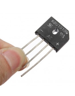 5Pcs 10A 1000V KBU1010 Single Phases Diode Rectifier Bridge IC Chip