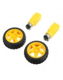 Upgraded 3~9V 2WD Smart Chassis Car DIY Kit  For Arduino with Dual 1:48 TT Motor